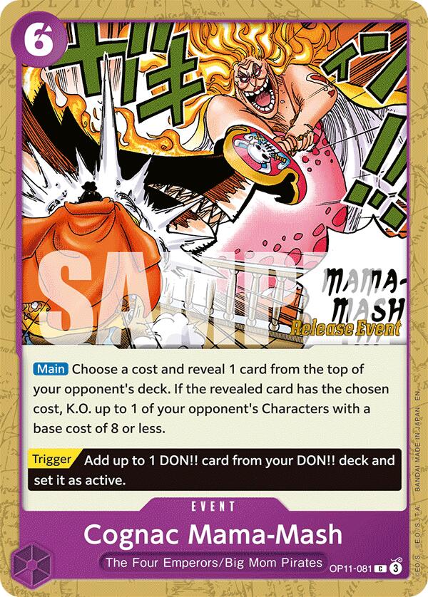 Cognac Mama-Mash [A Fist of Divine Speed Release Event Cards] | Galaxy Games LLC