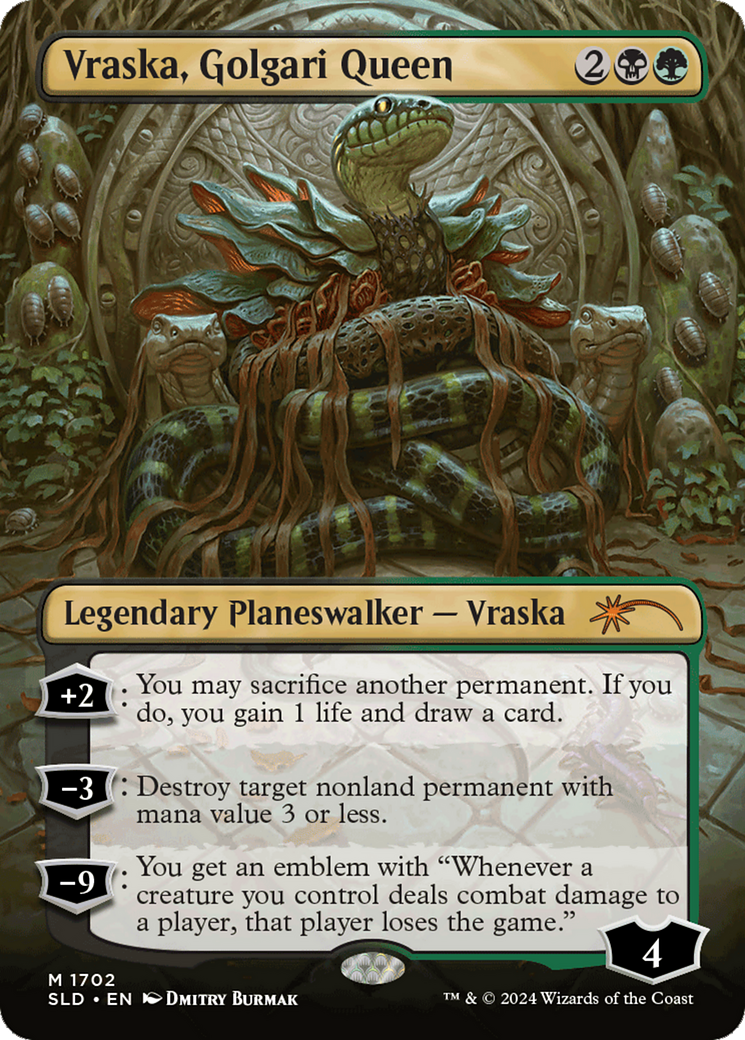 Vraska, Golgari Queen (1702) (Rainbow Foil) [Secret Lair Drop Series] | Galaxy Games LLC