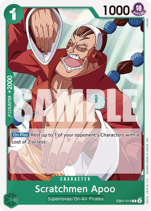 Scratchmen Apoo (Reprint) [Starter Deck: GREEN Jewelry Bonney] | Galaxy Games LLC