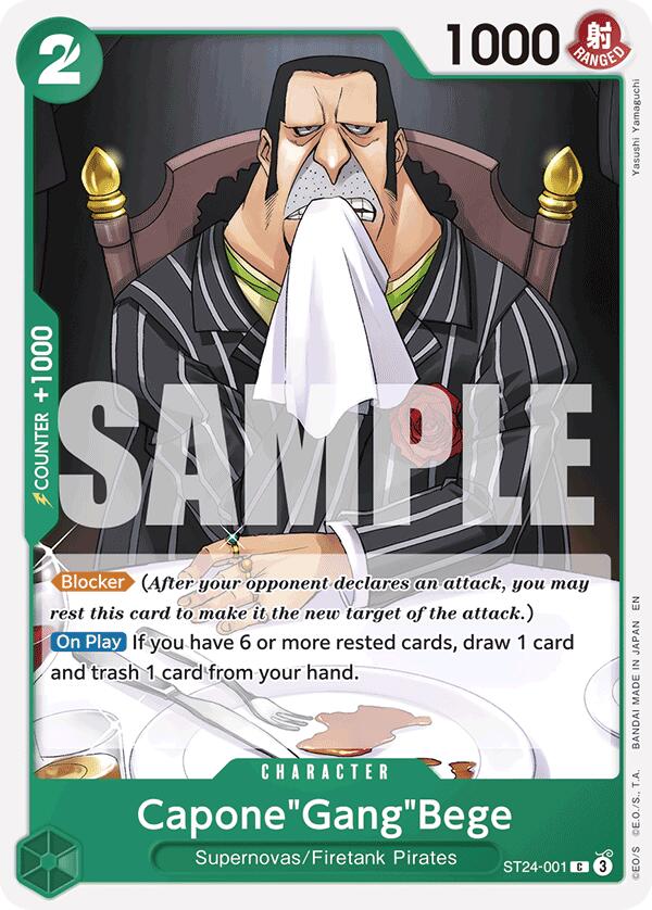 Capone"Gang"Bege [Starter Deck: GREEN Jewelry Bonney] | Galaxy Games LLC