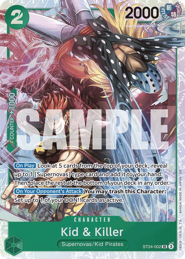 Kid & Killer [Starter Deck: GREEN Jewelry Bonney] | Galaxy Games LLC