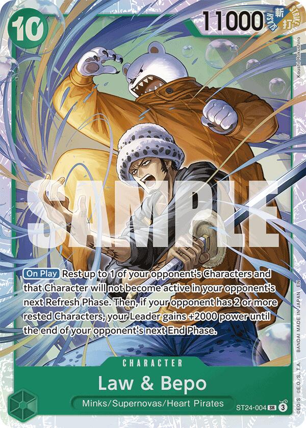 Law & Bepo [Starter Deck: GREEN Jewelry Bonney] | Galaxy Games LLC