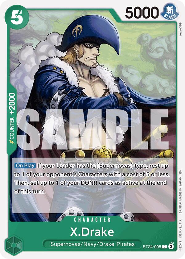 X.Drake [Starter Deck: GREEN Jewelry Bonney] | Galaxy Games LLC