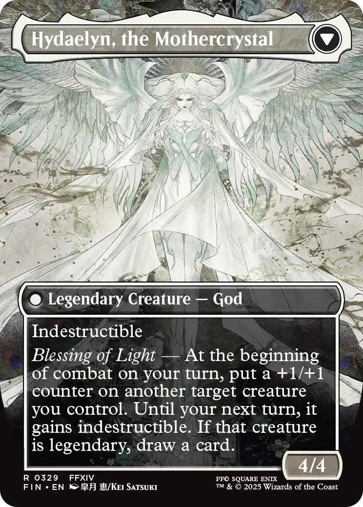 Venat, Heart of Hydaelyn // Hydaelyn, the Mothercrystal (Borderless) [FINAL FANTASY] | Galaxy Games LLC
