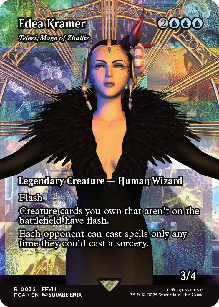 Edea Kramer - Teferi, Mage of Zhalfir (Showcase) [FINAL FANTASY : Through the Ages] | Galaxy Games LLC