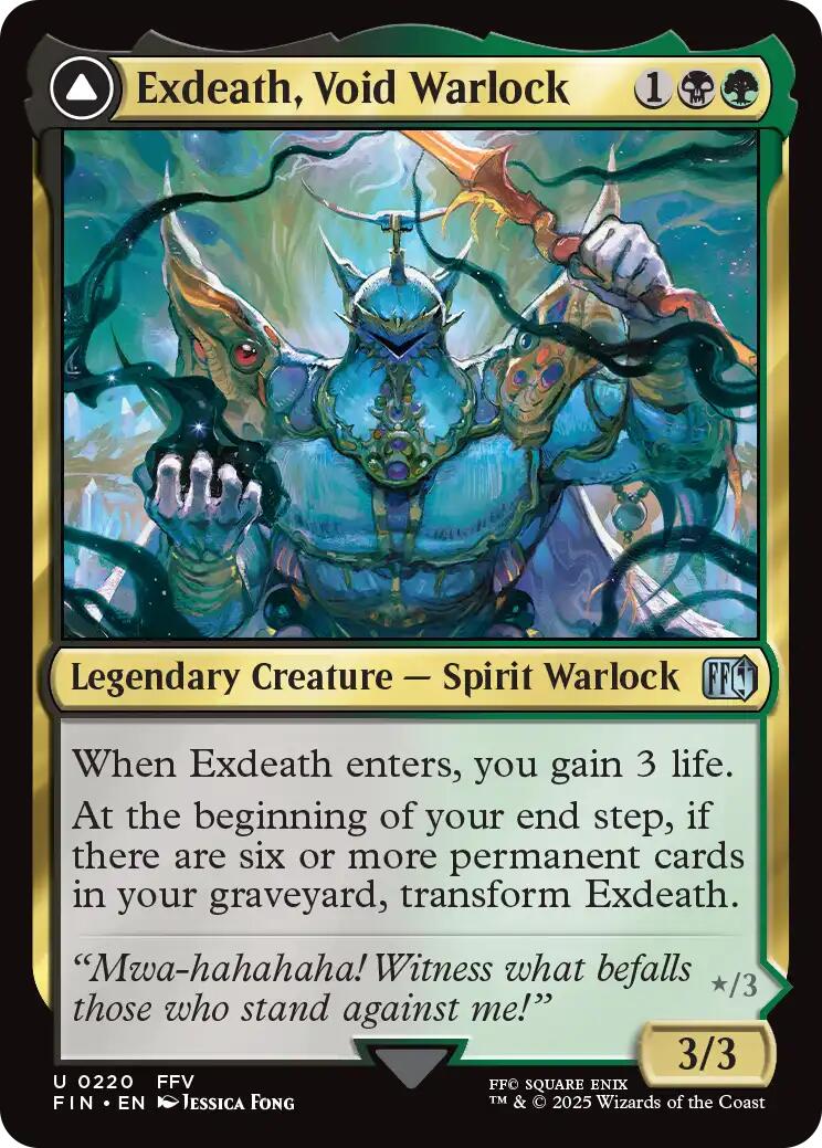 Exdeath, Void Warlock // Neo Exdeath, Dimension's End [FINAL FANTASY] | Galaxy Games LLC