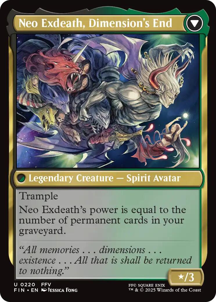 Exdeath, Void Warlock // Neo Exdeath, Dimension's End [FINAL FANTASY] | Galaxy Games LLC