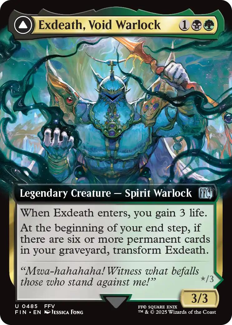 Exdeath, Void Warlock // Neo Exdeath, Dimension's End (Extended Art) [FINAL FANTASY] | Galaxy Games LLC
