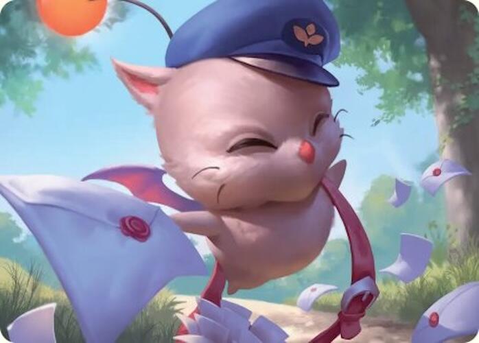 Delivery Moogle Art Card [FINAL FANTASY Art Series] | Galaxy Games LLC