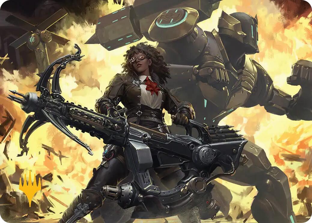 Machinist's Arsenal Art Card (Gold-Stamped Planeswalker Symbol) [FINAL FANTASY Art Series] | Galaxy Games LLC