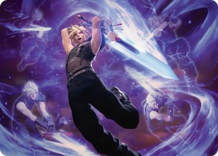 Cloud's Limit Break Art Card [FINAL FANTASY Art Series] | Galaxy Games LLC
