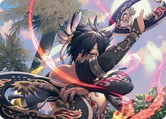 Dancer's Chakrams Art Card [FINAL FANTASY Art Series] | Galaxy Games LLC