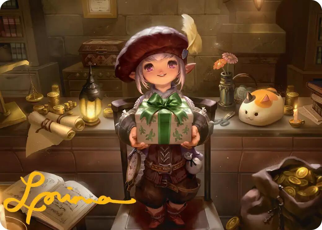 Tataru Taru Art Card (Gold-Stamped Signature) [FINAL FANTASY Art Series] | Galaxy Games LLC