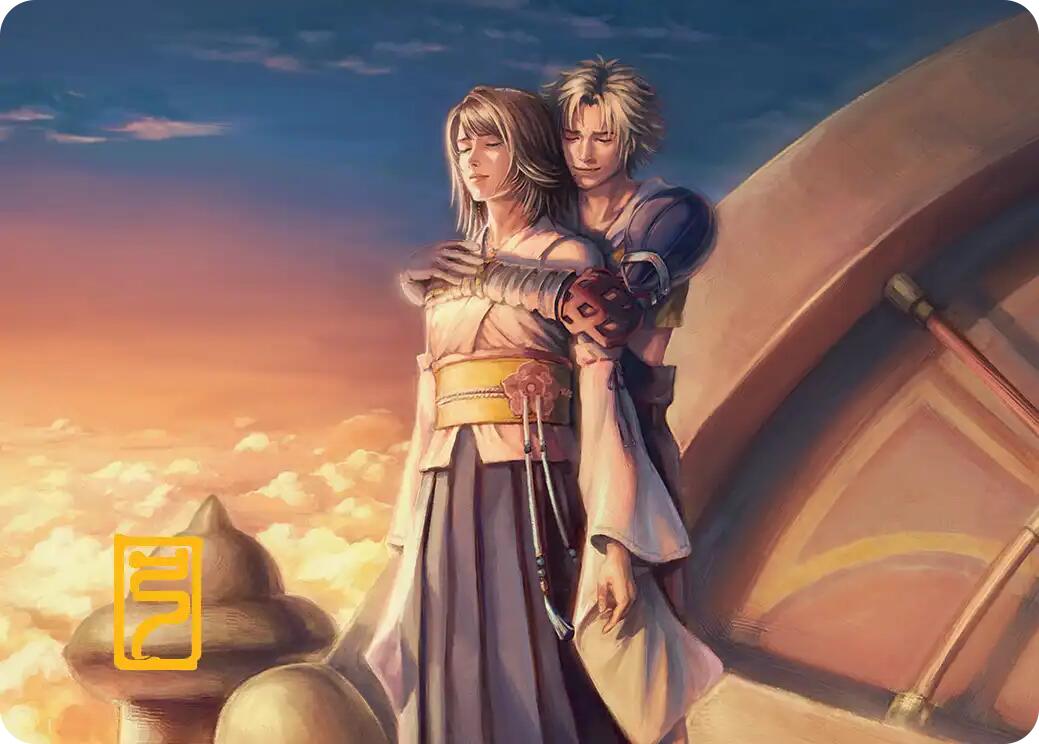 Farewell Art Card (Gold-Stamped Signature) [FINAL FANTASY Art Series] | Galaxy Games LLC