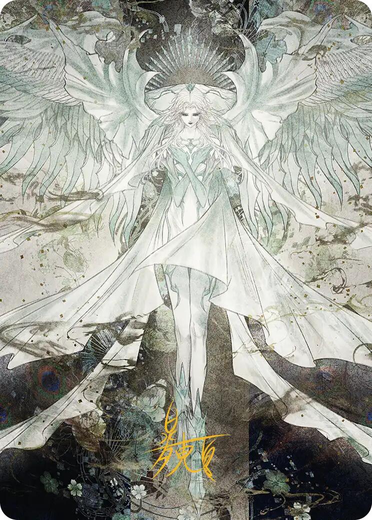 Hydaelyn, the Mothercrystal Art Card (Gold-Stamped Signature) [FINAL FANTASY Art Series] | Galaxy Games LLC
