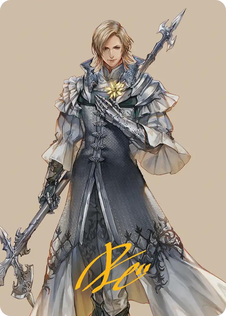 Dion, Bahamut's Dominant Art Card (Gold-Stamped Signature) [FINAL FANTASY Art Series] | Galaxy Games LLC