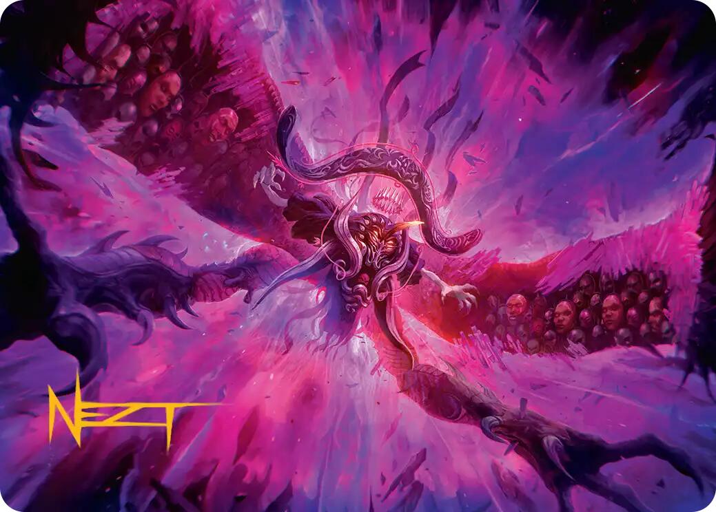 Hades, Sorcerer of Eld Art Card (Gold-Stamped Signature) [FINAL FANTASY Art Series] | Galaxy Games LLC