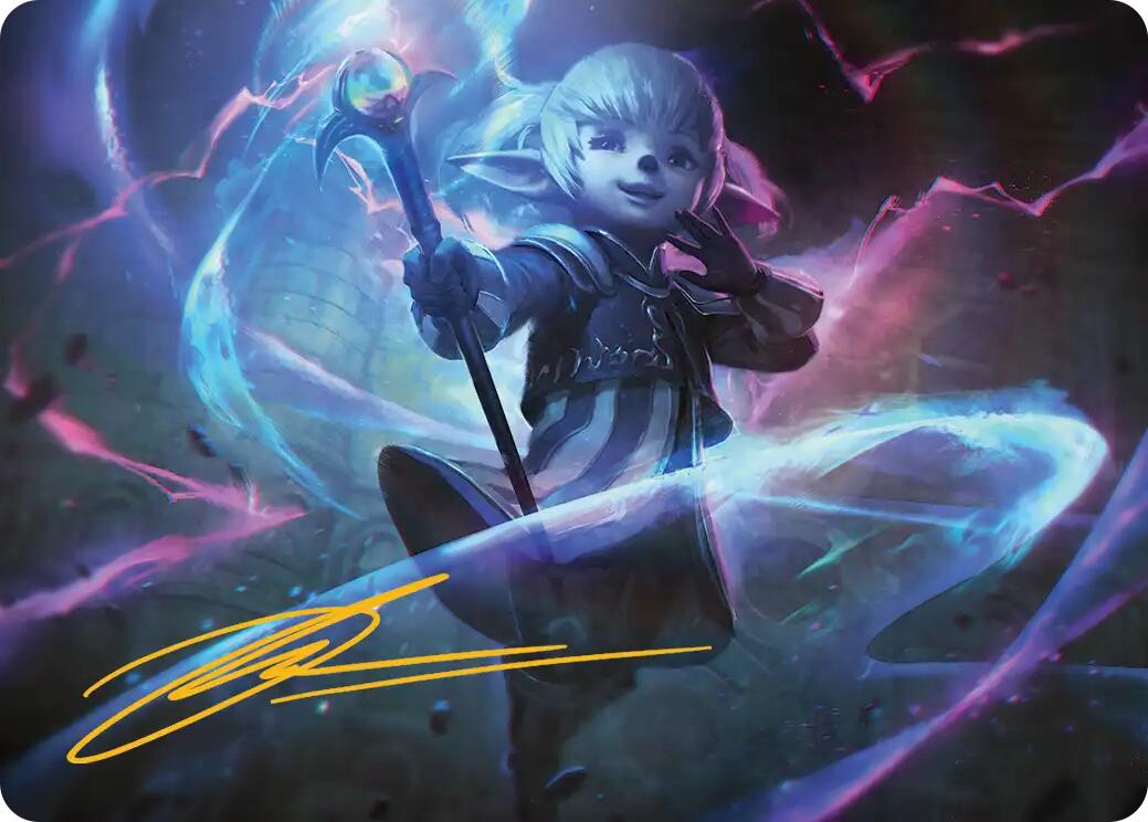Shantotto, Tactician Magician Art Card (Gold-Stamped Signature) [FINAL FANTASY Art Series] | Galaxy Games LLC