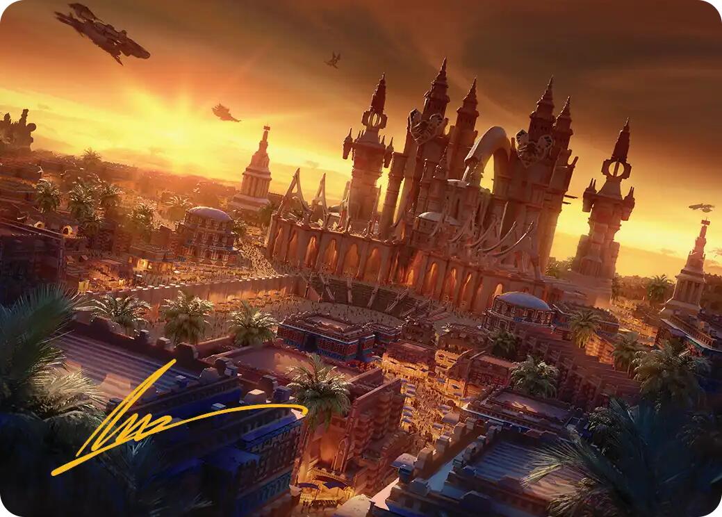 Rabanastre, Royal City Art Card (Gold-Stamped Signature) [FINAL FANTASY Art Series] | Galaxy Games LLC