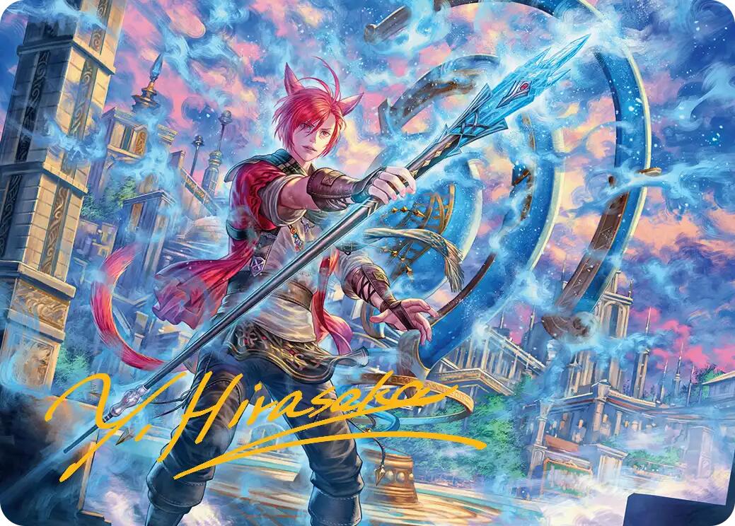 G'raha Tia, Scion Reborn Art Card (19) (Gold-Stamped Signature) [FINAL FANTASY Art Series] | Galaxy Games LLC
