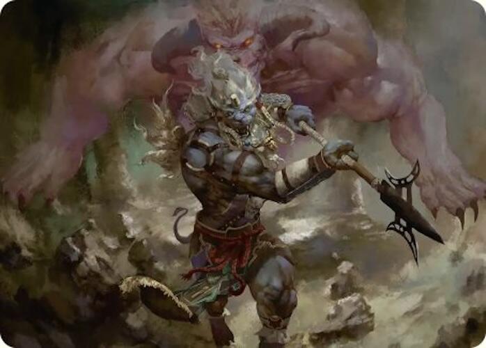 Kimahri, Valiant Guardian Art Card [FINAL FANTASY Art Series] | Galaxy Games LLC