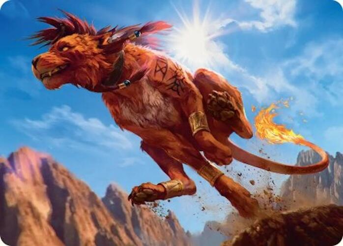 Red XIII, Proud Warrior Art Card [FINAL FANTASY Art Series] | Galaxy Games LLC