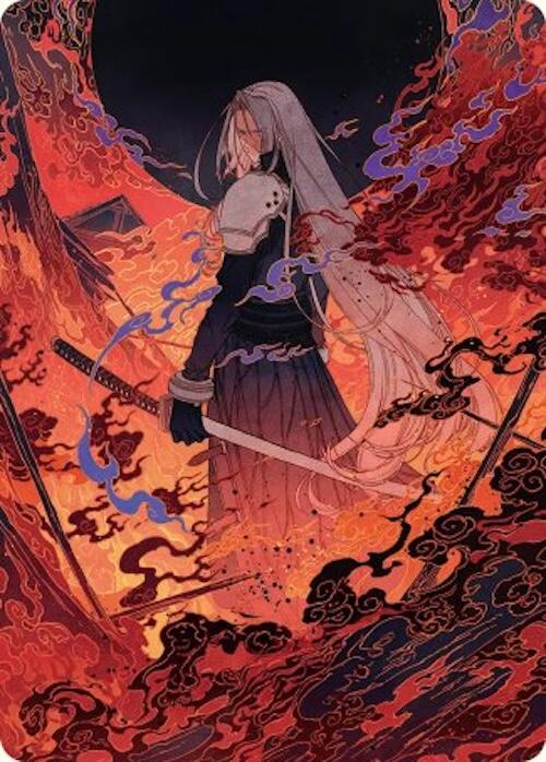 Nibelheim Aflame Art Card [FINAL FANTASY Art Series] | Galaxy Games LLC