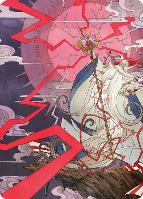 Summon: Esper Ramuh Art Card [FINAL FANTASY Art Series] | Galaxy Games LLC