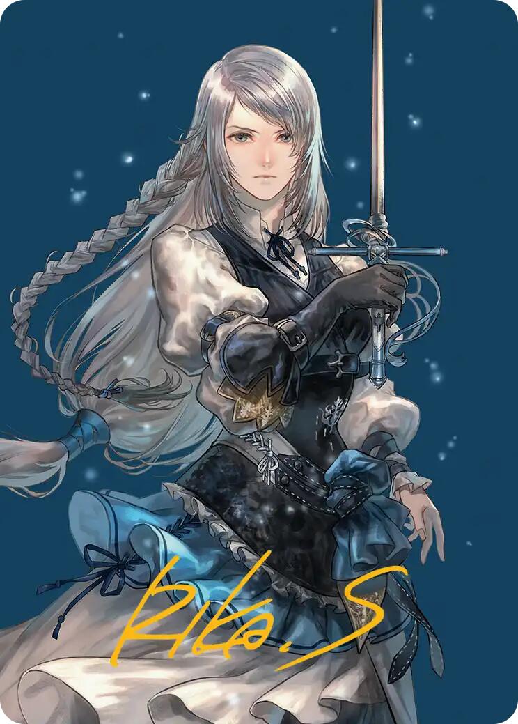 Jill, Shiva's Dominant Art Card (Gold-Stamped Signature) [FINAL FANTASY Art Series] | Galaxy Games LLC