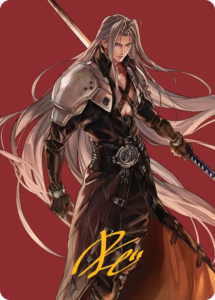 Sephiroth, Fabled SOLDIER Art Card (Gold-Stamped Signature) [FINAL FANTASY Art Series] | Galaxy Games LLC