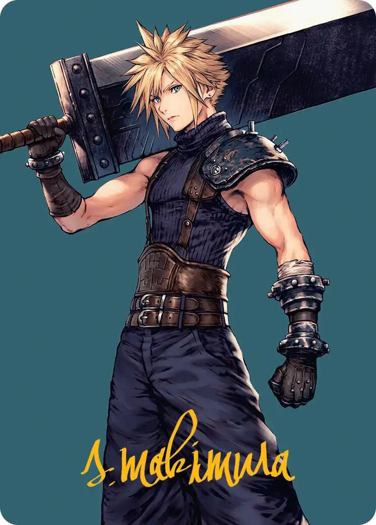 Cloud, Ex-SOLDIER Art Card (Gold-Stamped Signature) [FINAL FANTASY Art Series] | Galaxy Games LLC