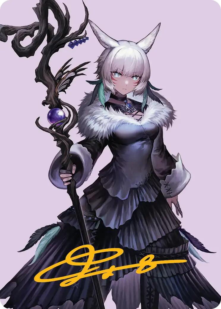 Y'shtola, Night's Blessed Art Card (53) (Gold-Stamped Signature) [FINAL FANTASY Art Series] | Galaxy Games LLC