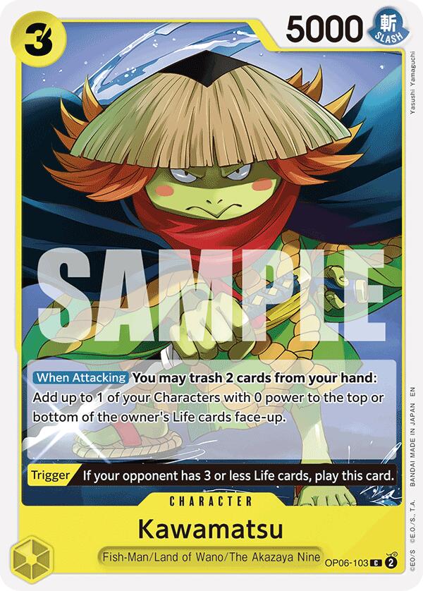 Kawamatsu (Reprint) [Starter Deck: GREEN/YELLOW Yamato] | Galaxy Games LLC