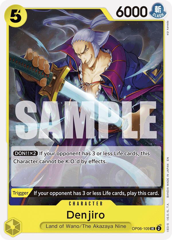 Denjiro (Reprint) [Starter Deck: GREEN/YELLOW Yamato] | Galaxy Games LLC