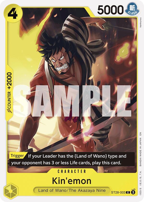 Kin'emon [Starter Deck: GREEN/YELLOW Yamato] | Galaxy Games LLC