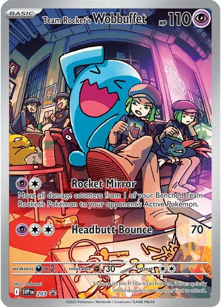 Team Rocket's Wobbuffet (203) [Scarlet & Violet: Black Star Promos] | Galaxy Games LLC