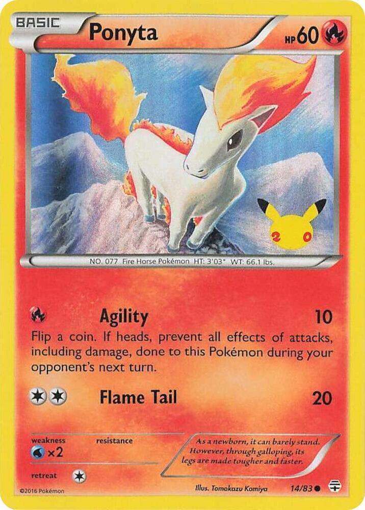 Ponyta (014/083) (UK Exclusive Promo) [Miscellaneous Cards] | Galaxy Games LLC