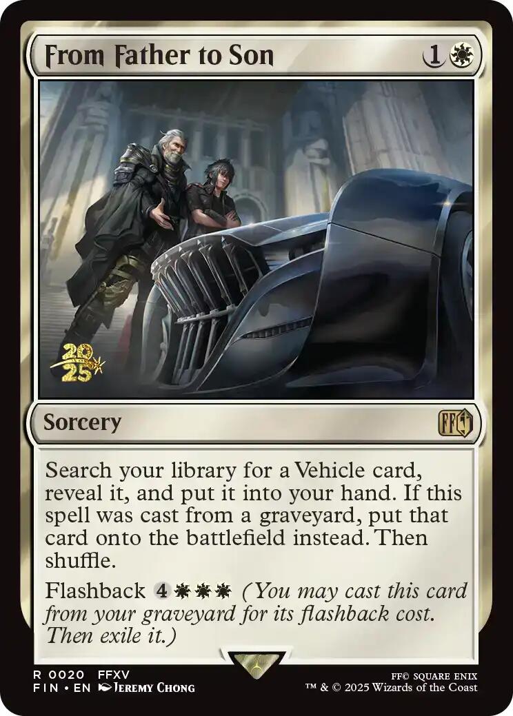 From Father to Son [FINAL FANTASY Prerelease Promo] | Galaxy Games LLC