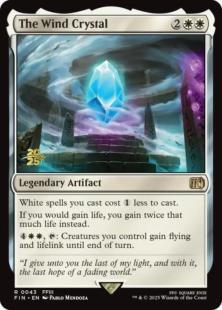 The Wind Crystal [FINAL FANTASY Prerelease Promo] | Galaxy Games LLC