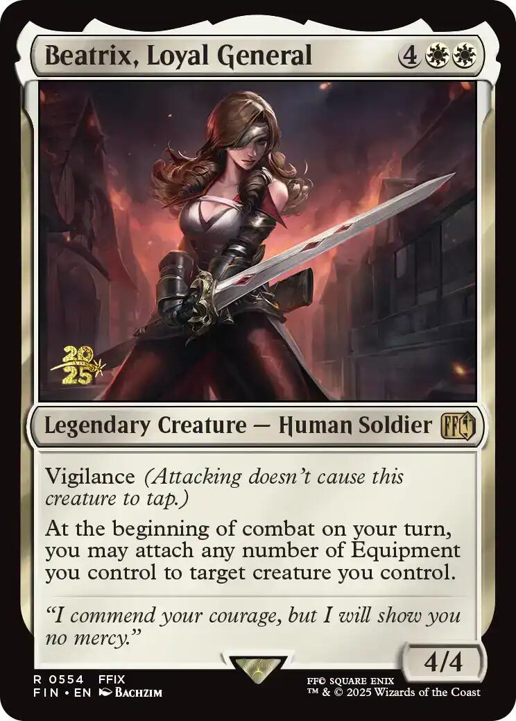Beatrix, Loyal General [FINAL FANTASY Prerelease Promo] | Galaxy Games LLC