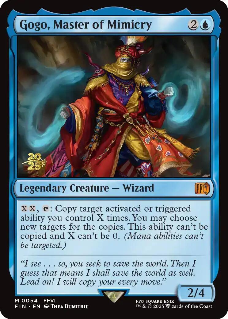 Gogo, Master of Mimicry [FINAL FANTASY Prerelease Promo] | Galaxy Games LLC