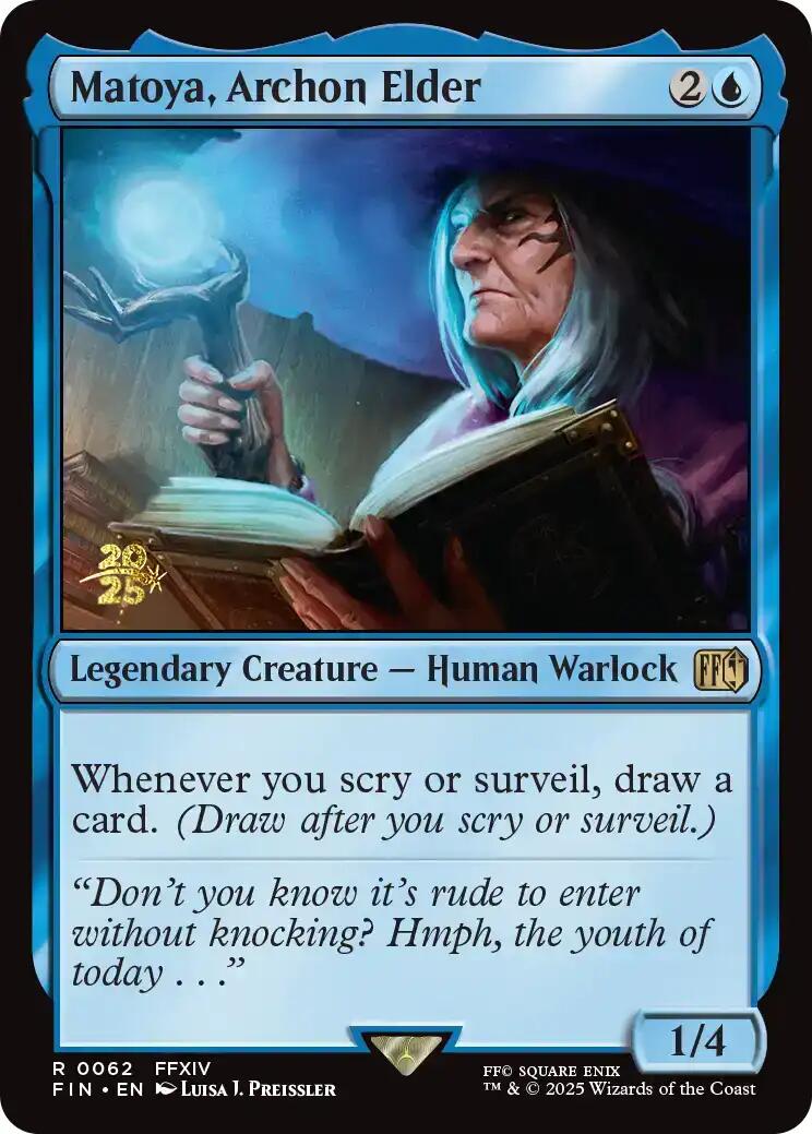 Matoya, Archon Elder [FINAL FANTASY Prerelease Promo] | Galaxy Games LLC