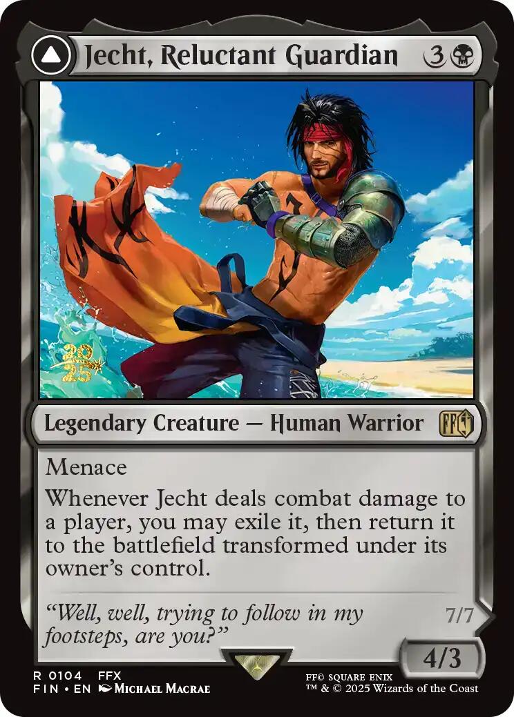 Jecht, Reluctant Guardian // Braska's Final Aeon [FINAL FANTASY Prerelease Promo] | Galaxy Games LLC