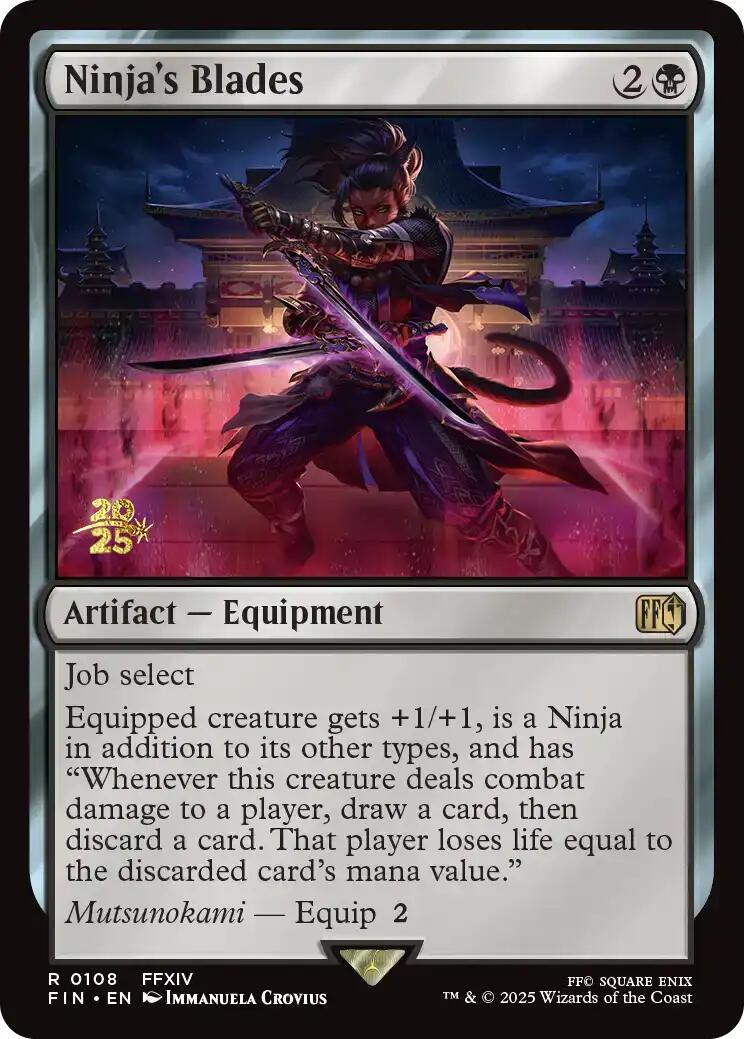 Ninja's Blades [FINAL FANTASY Prerelease Promo] | Galaxy Games LLC