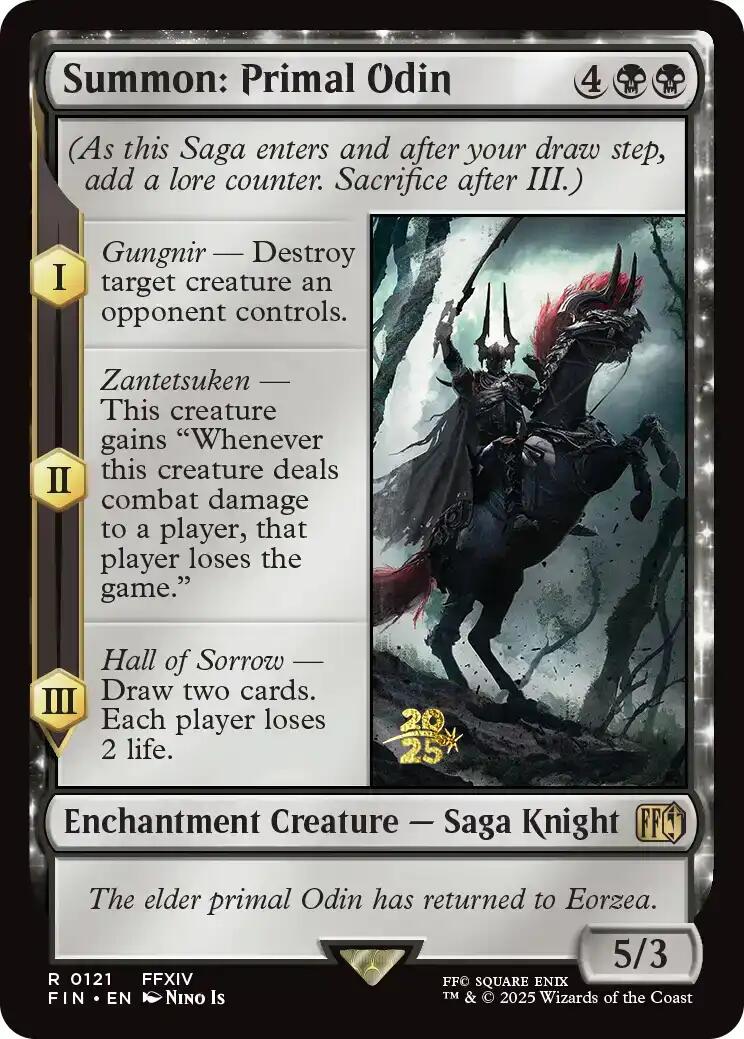 Summon: Primal Odin [FINAL FANTASY Prerelease Promo] | Galaxy Games LLC