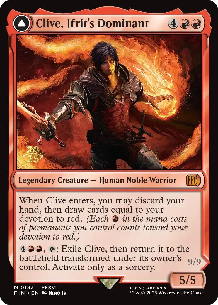Clive, Ifrit's Dominant [FINAL FANTASY Prerelease Promo] | Galaxy Games LLC