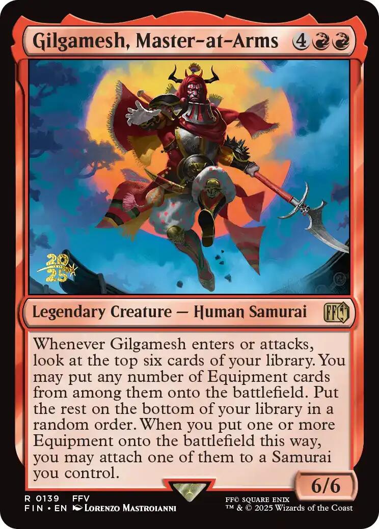 Gilgamesh, Master-at-Arms [FINAL FANTASY Prerelease Promo] | Galaxy Games LLC