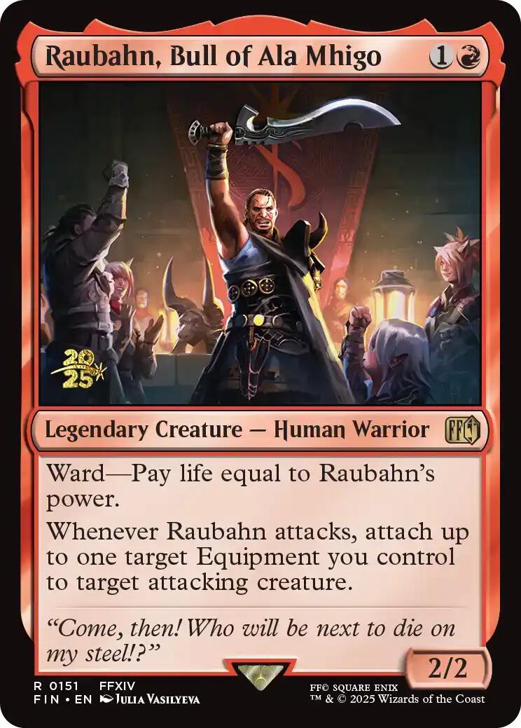 Raubahn, Bull of Ala Mhigo [FINAL FANTASY Prerelease Promo] | Galaxy Games LLC