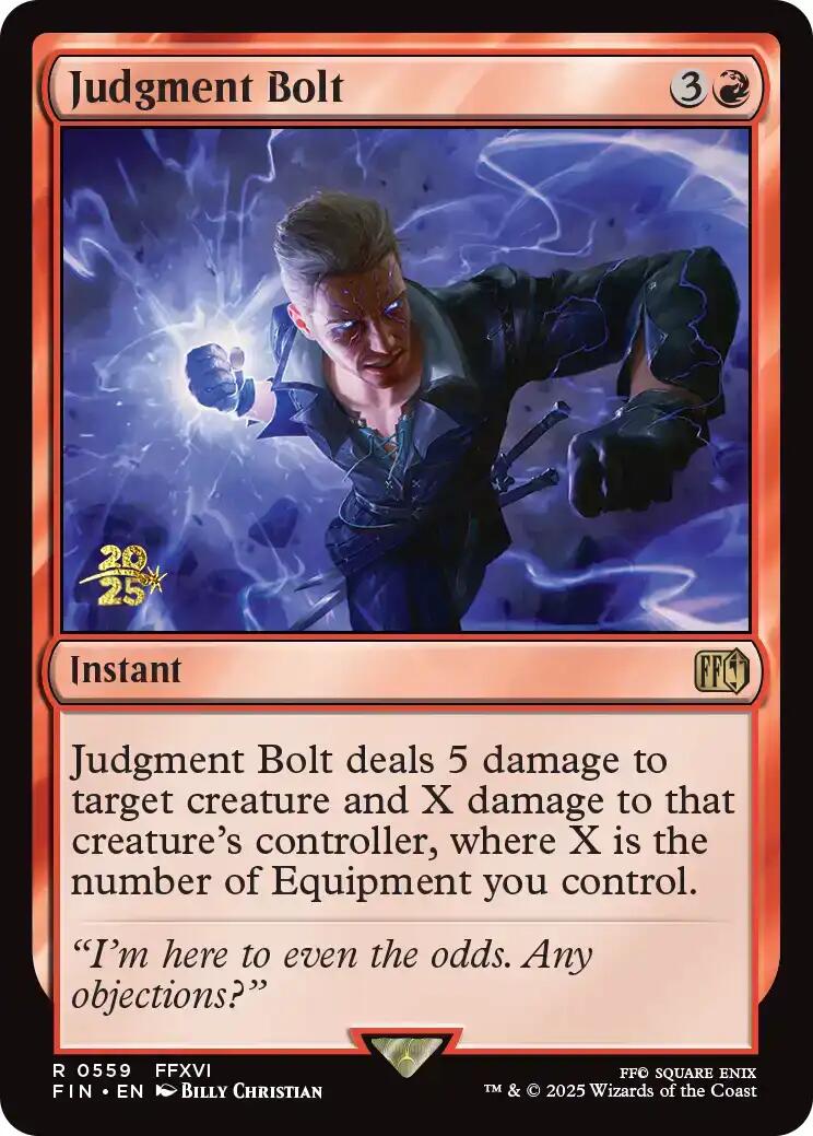Judgment Bolt [FINAL FANTASY Prerelease Promo] | Galaxy Games LLC