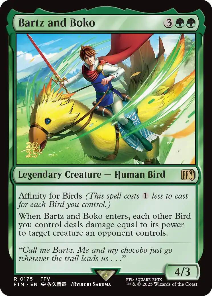 Bartz and Boko [FINAL FANTASY Prerelease Promo] | Galaxy Games LLC
